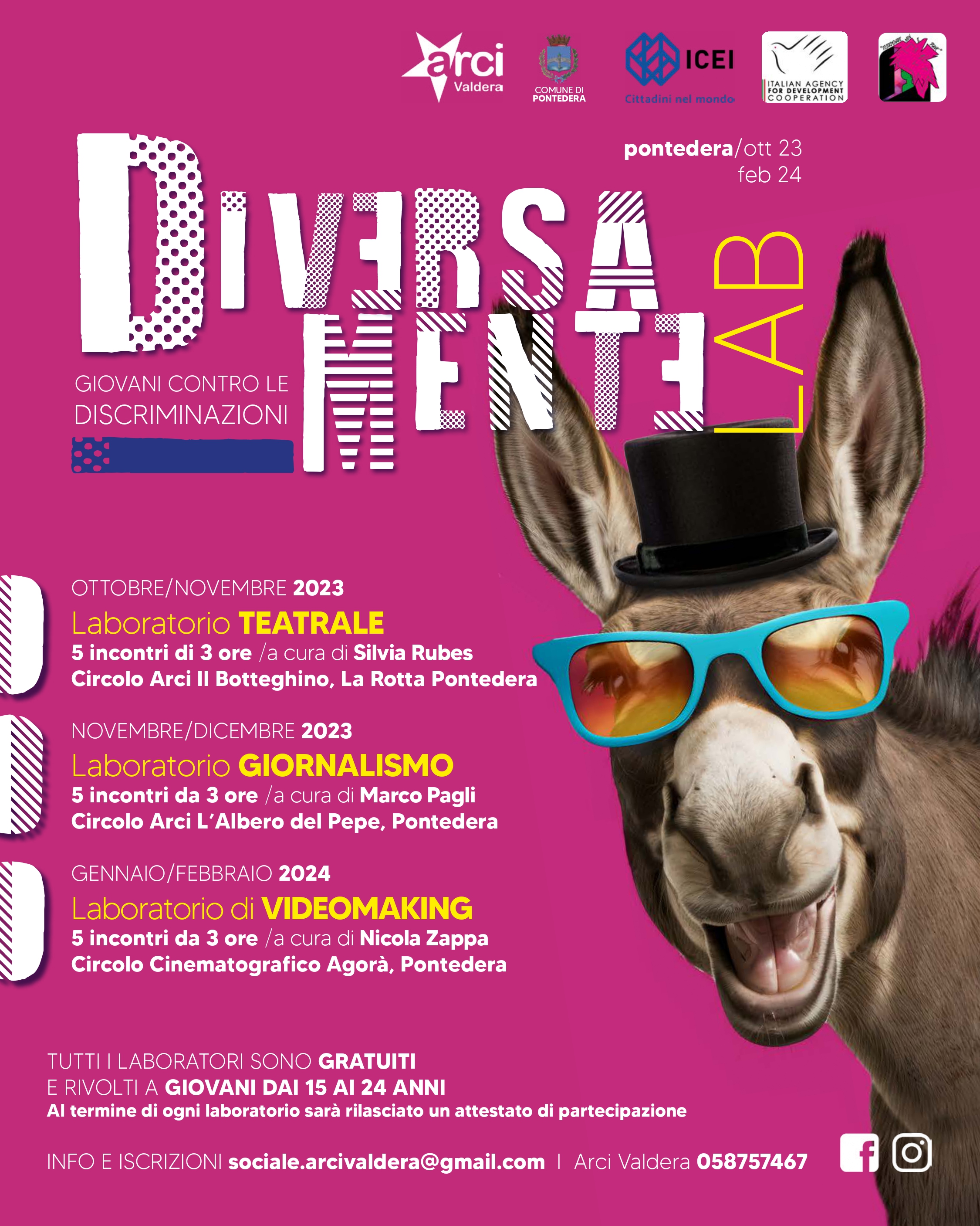 Laboratori artistico-creativi in partenza il 7 ottobre