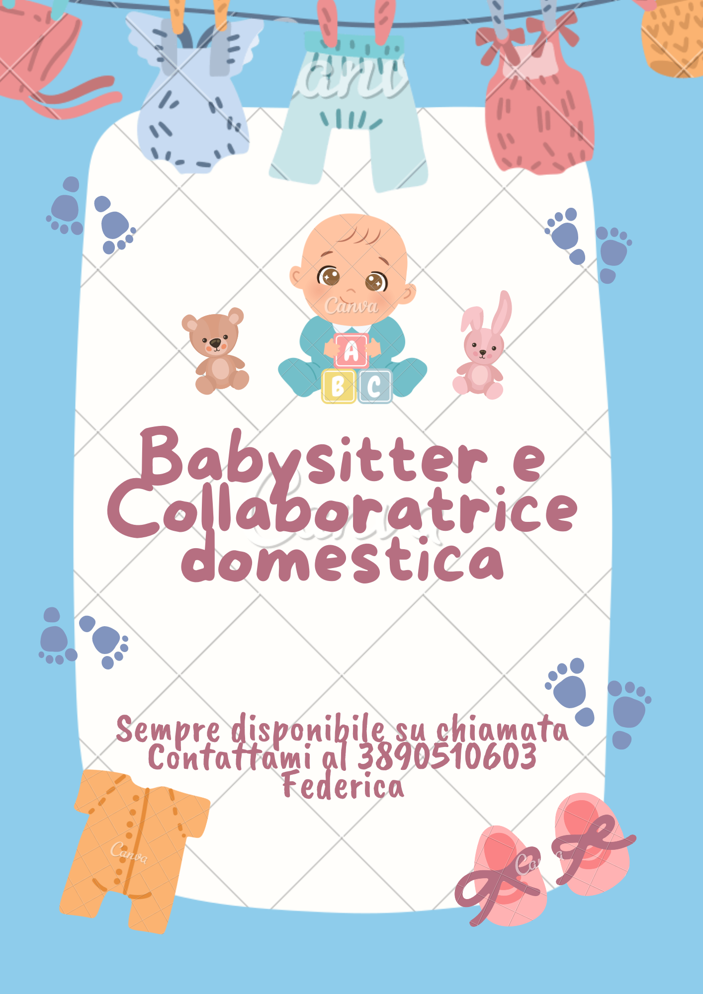 Baby sitter e collaboratice domestica