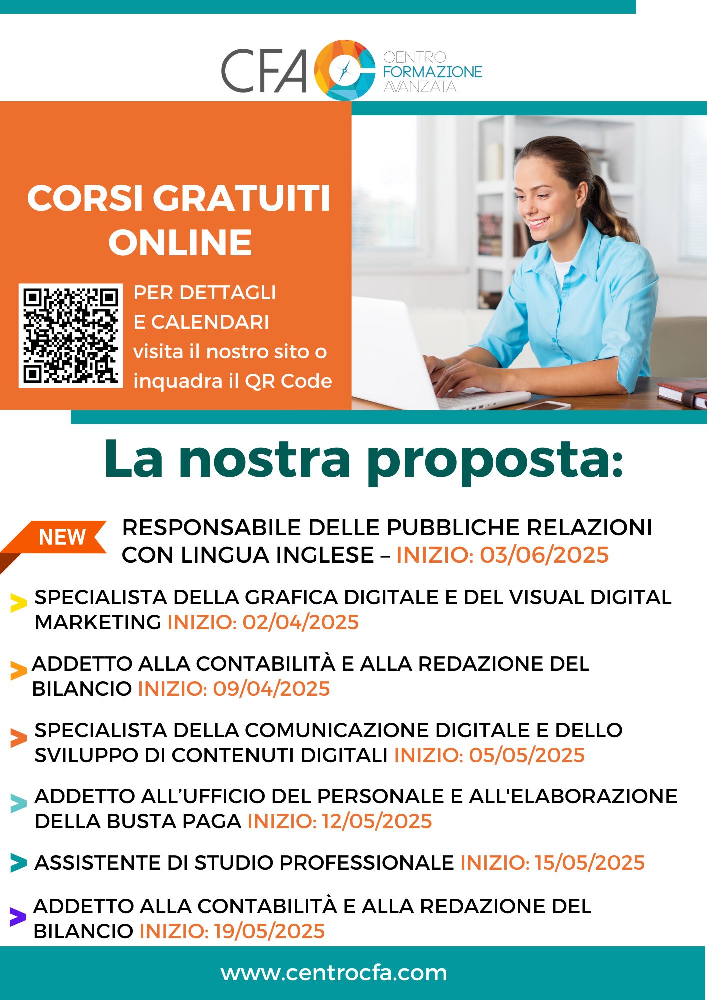 CFA - Corsi Gratuiti per Disoccupati