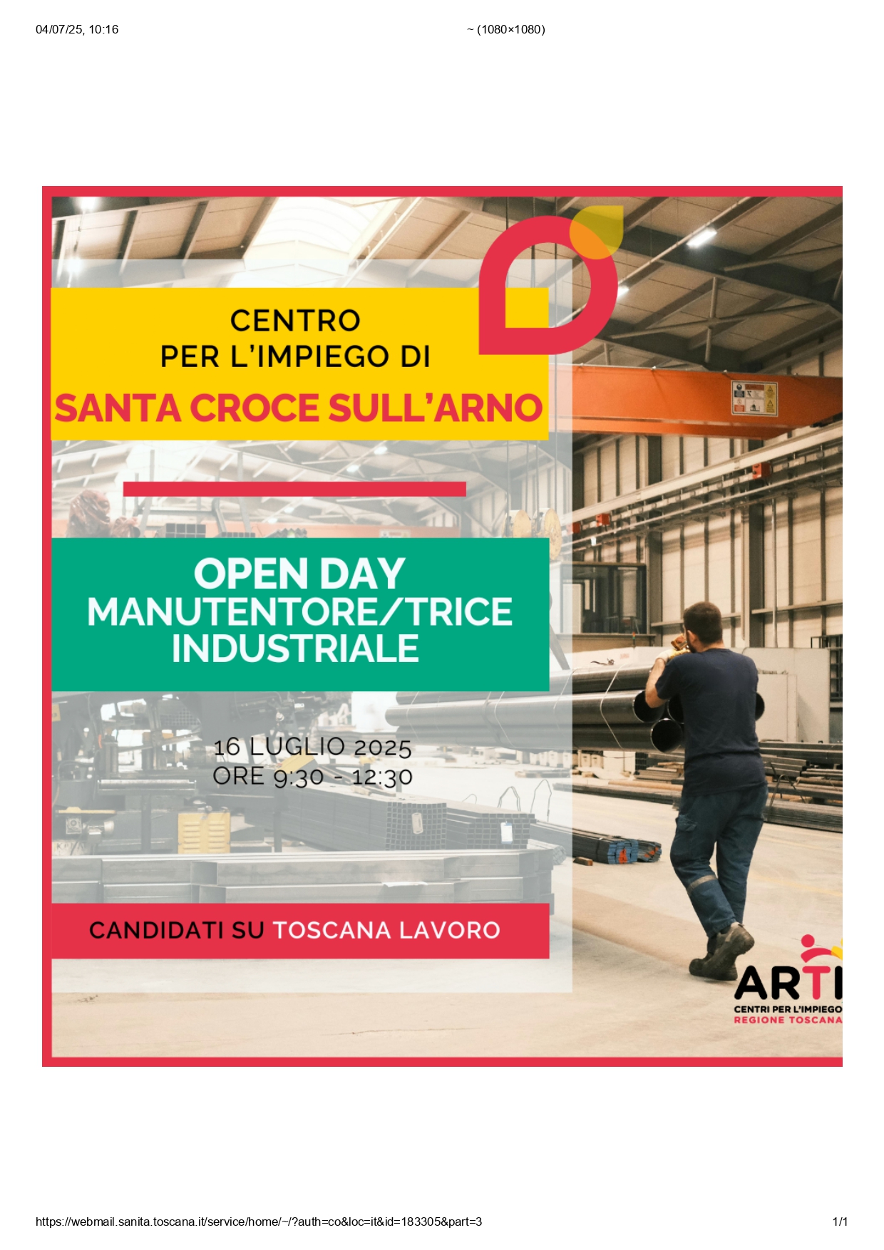 Open Day Manutentori