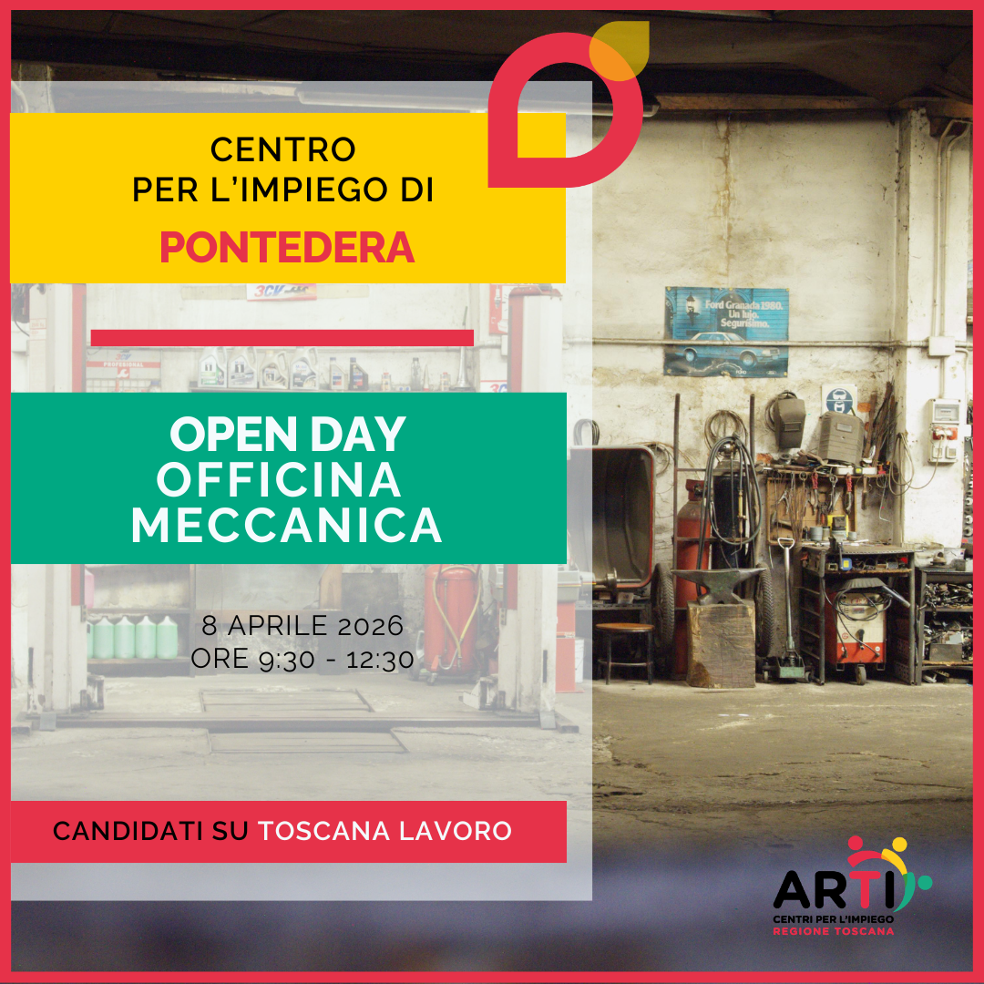 Open Day Officina meccanica MERCOLEDI’ 8 APRILE 