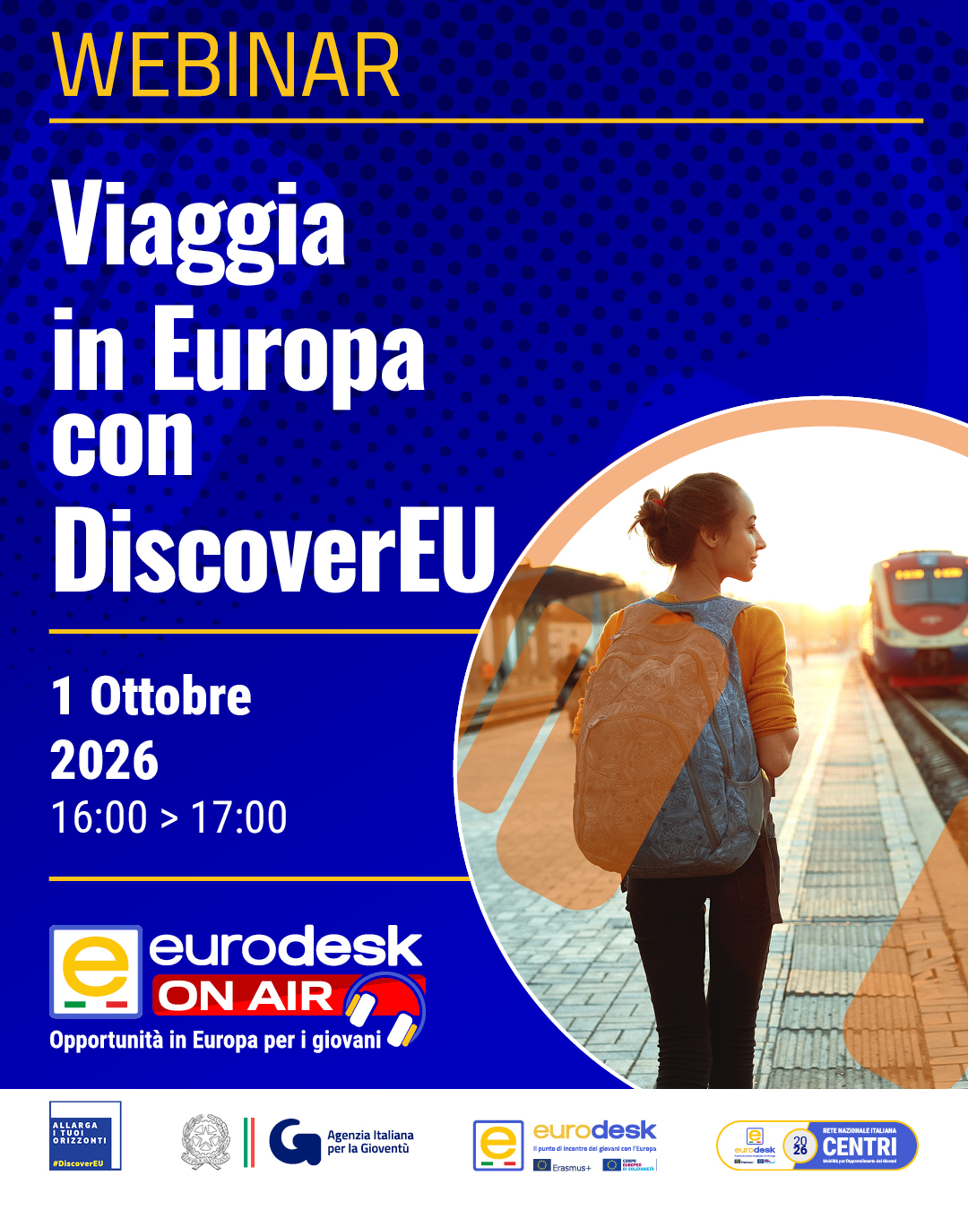  "Viaggia in Europa con DiscoverEU”