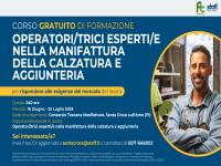 🚀 Corso gratuito per OPERATORI ESPERTI NELLA MANIFATTURA DELLA CALZATURA E AGGIUNTERIA 🚀   