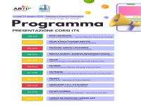 programma evento presentazione ITS 27 ottobre Biblioteca Gronchi 