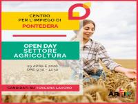 OPEN DAY SETTORE AGRICOLTURA MERCOLEDI’ 29