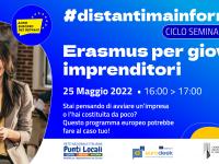 #DistantiMaInformati -Webinar su Erasmus per giovani imprenditori 